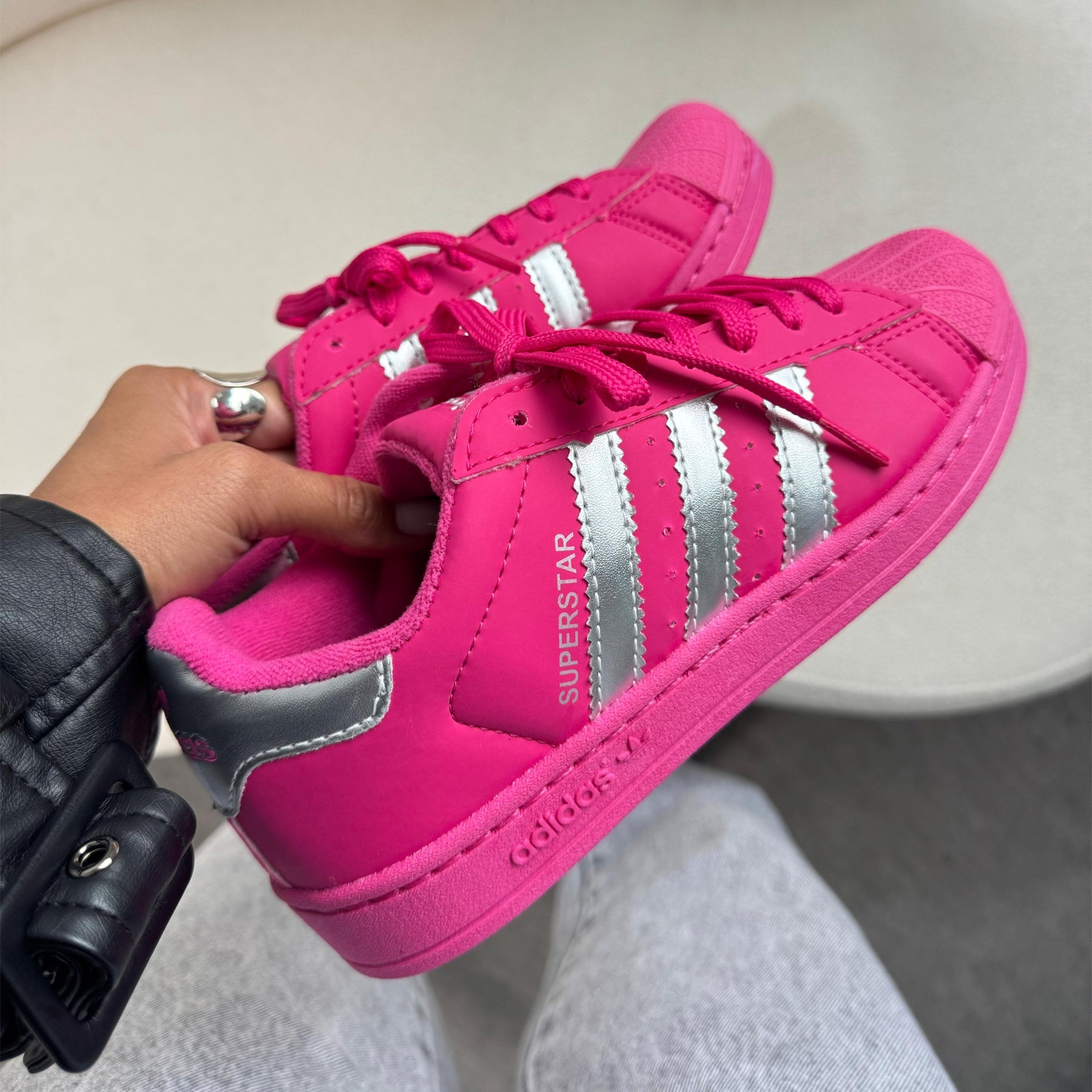 TĂȘnis Adidas Super Star - Boca Rosa