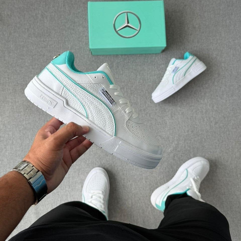 Tênis Puma Mercedes 2.0 - Branco / Verde Água