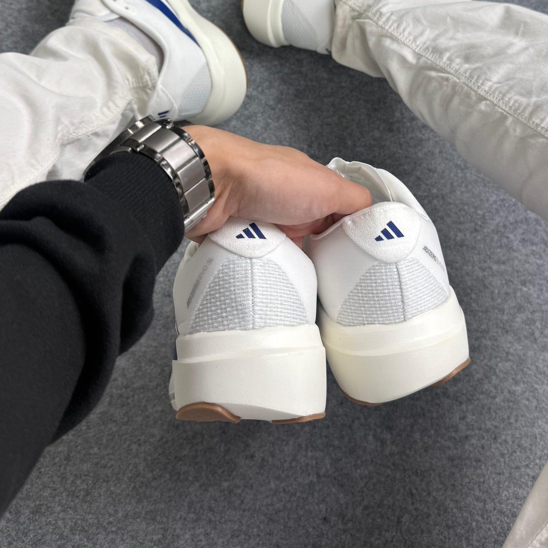 TĂȘnis Adidas Adizero Evo SL - Off / Azul