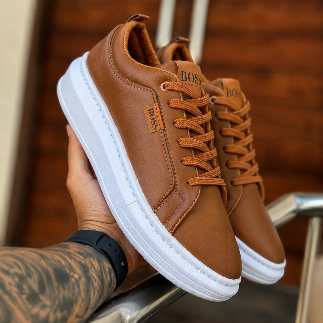 Tênis Hugo Boss Sintético - Caramelo