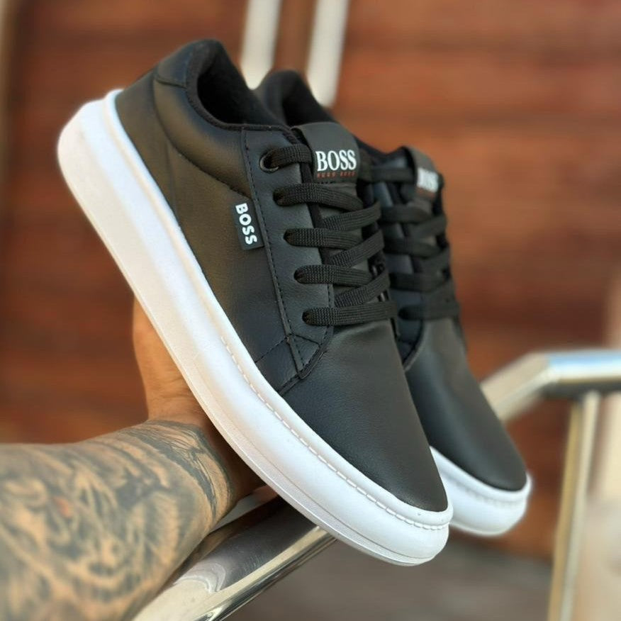 Tênis Mule Boss Late - Preto / Branco