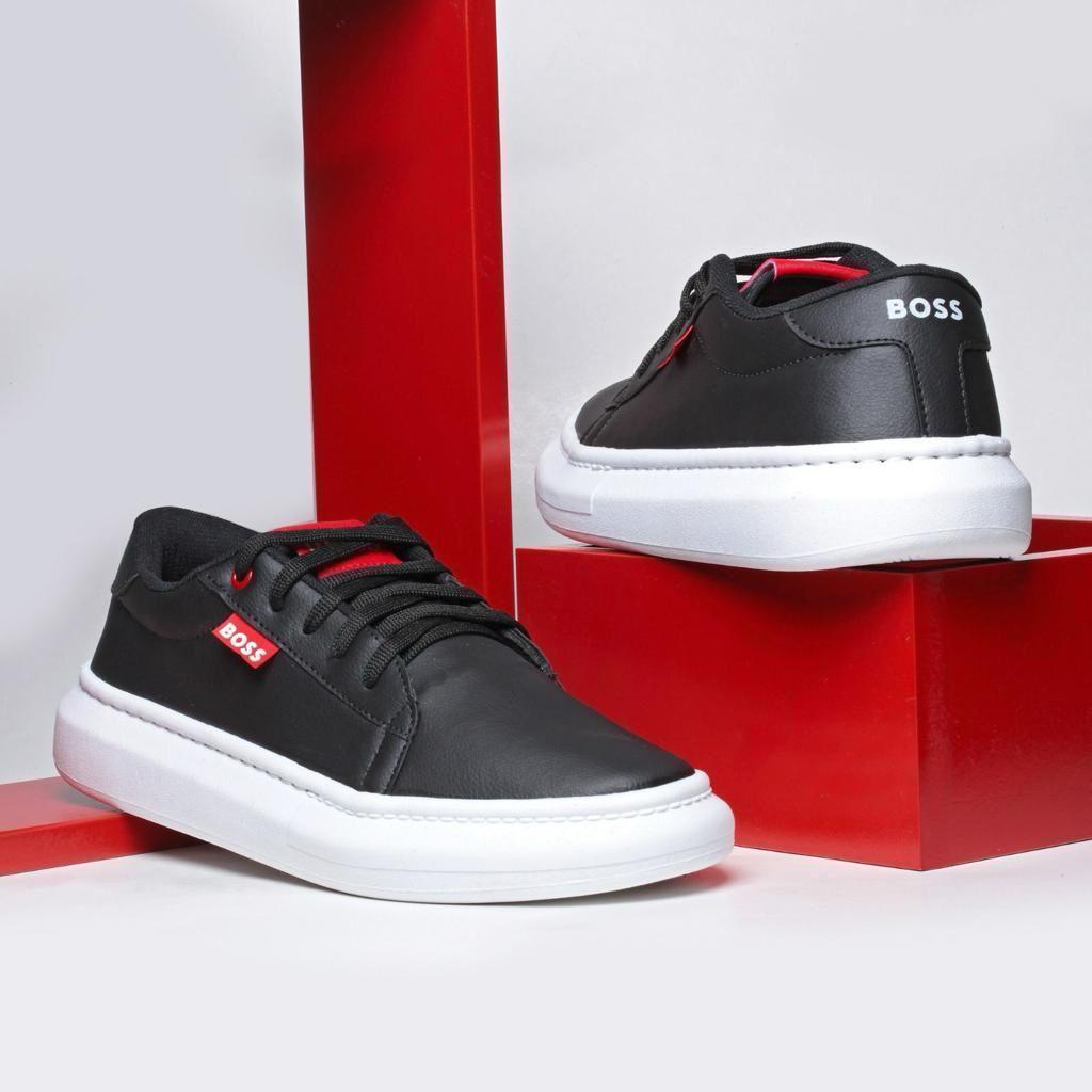 Tênis Mule Boss Late - Preto / Vermelho