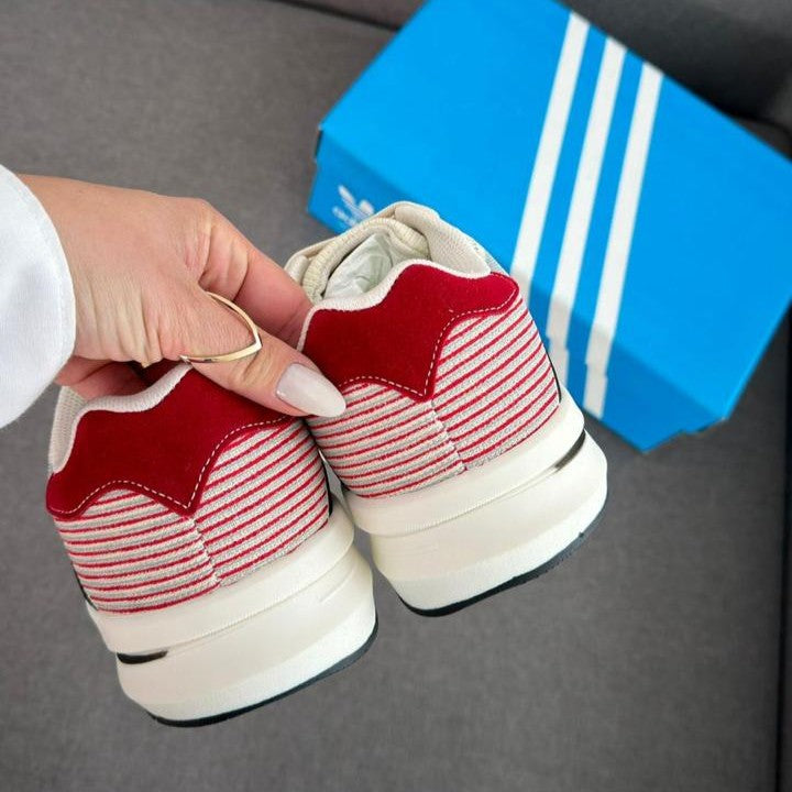 Tênis Adidas Duramo Speed - Branco / Vermelho