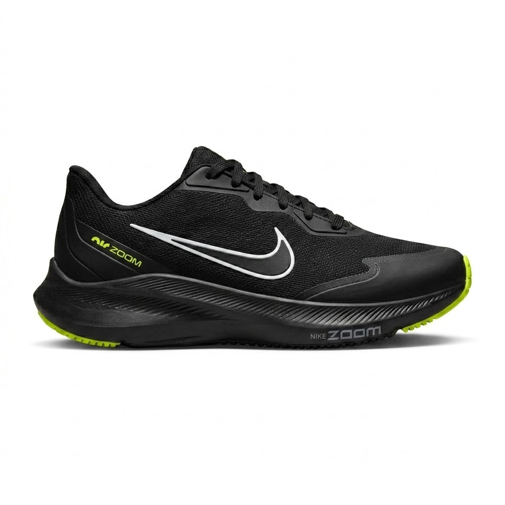 Tênis Nike Zoom 04 - Preto / Verde Limão