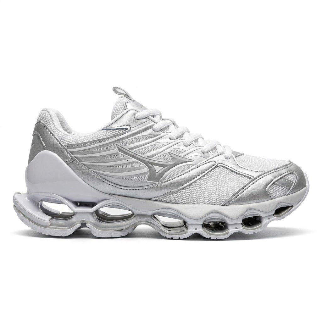 Tênis Mizuno Pro 13 S - Branco Refletível