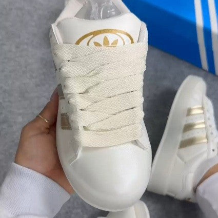 Tênis Adidas Campus 00s - Ouro Off