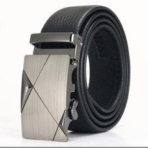 Cinto Social Masculino - Fivela com trava automática