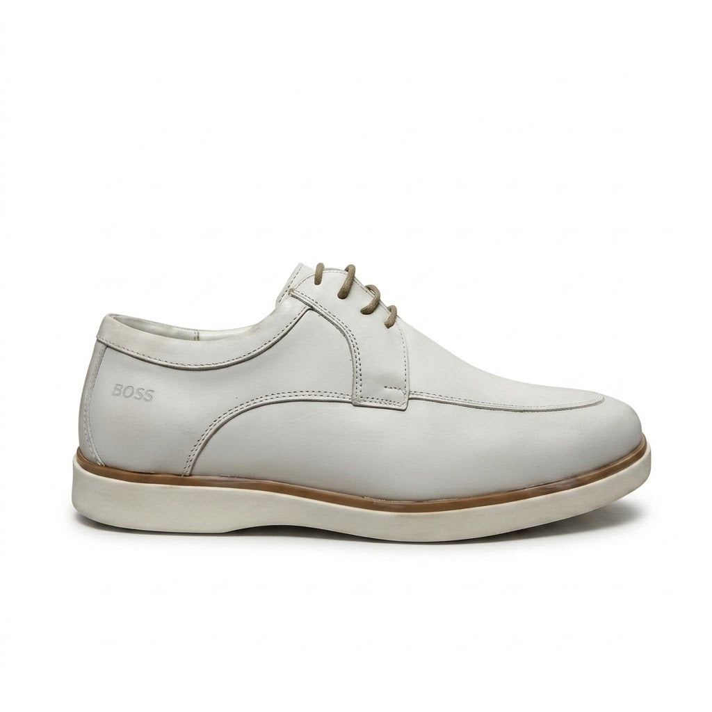 Sapato OXFORD Hugo Boss - Branco [Couro Legítimo]