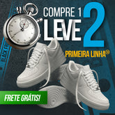 [COMPRE 1 LEVE 2] Tênis Air Force One - Branco / Branco