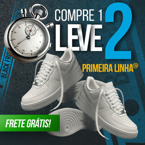 [COMPRE 1 LEVE 2] Tênis Air Force One - Branco / Branco