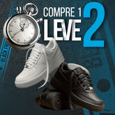 [COMPRE 1 LEVE 2] Tênis Air Force One - Branco / Preto