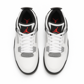 Tênis Air Jordan Retro 4 - Branco / Cimento