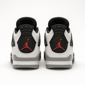 Tênis Air Jordan Retro 4 - Branco / Cimento