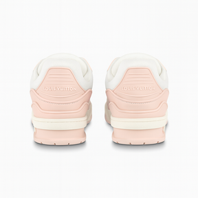 Tênis Louis Vuitton Trainer - Rosa / Branco