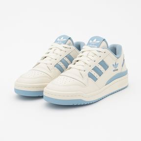 Tênis Adidas Forum Low – Branco / Azul Bebê