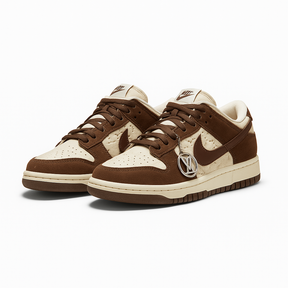 SB Dunk Low - Louis Vuitton - Bege / Marrom
