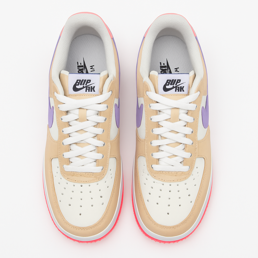 Tênis Air Force One Shadow - Branco / Rosa