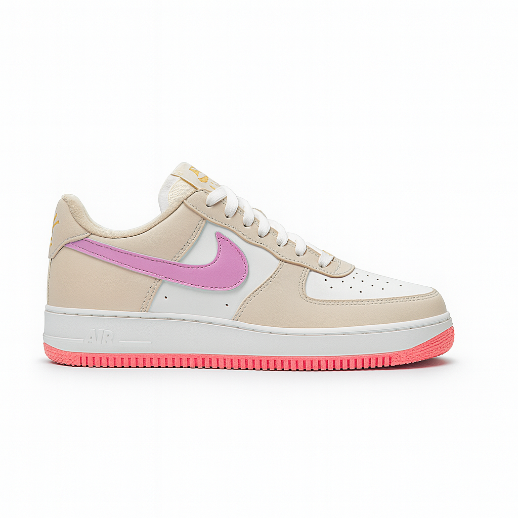 Tênis Air Force One Shadow - Branco / Rosa