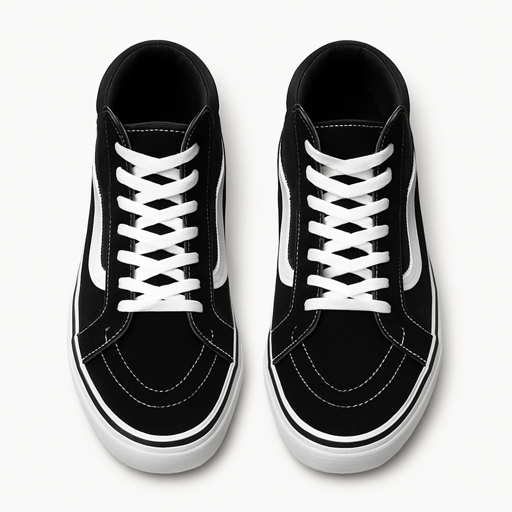 Tênis Vans Bota- Preto / Branco