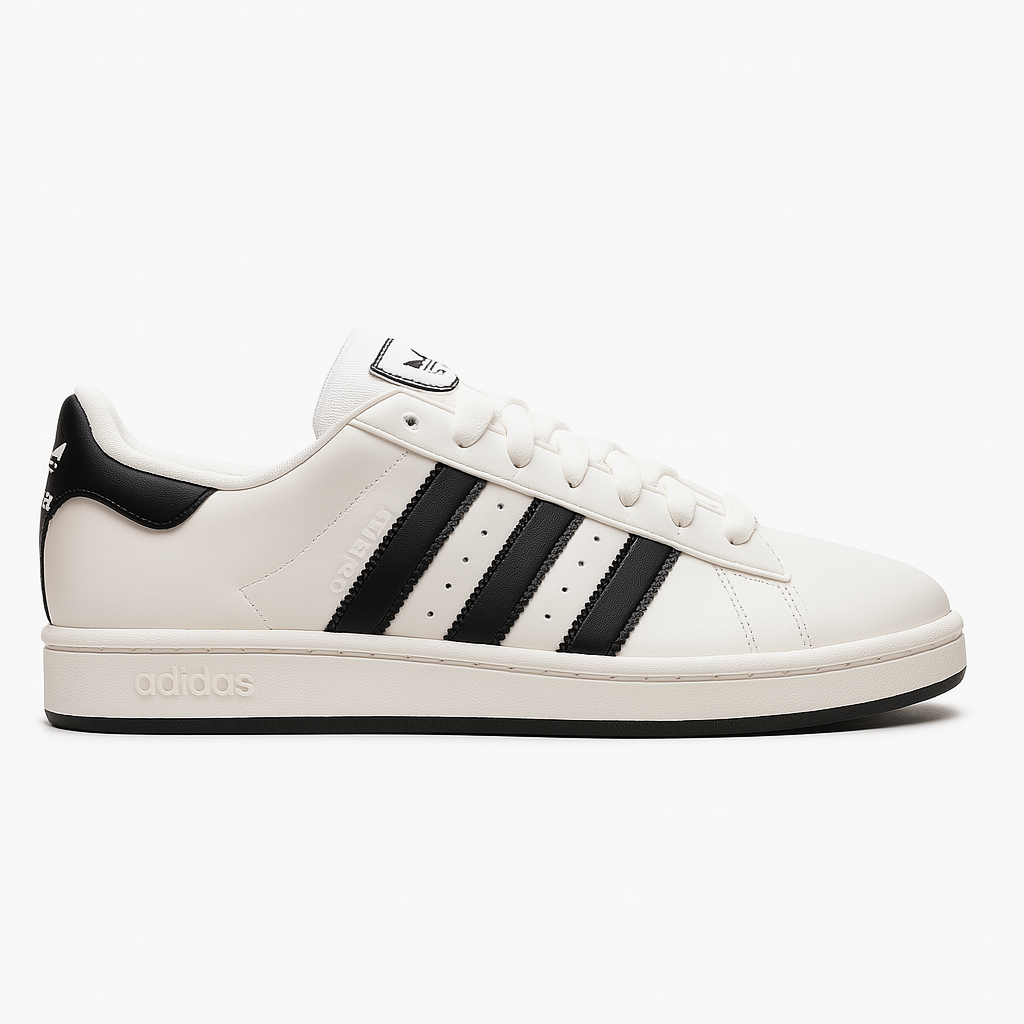 Tênis Adidas Campus - branco/preto