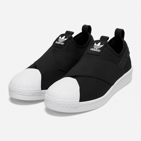 Tênis Superstar Slip-On - Preto/Branco