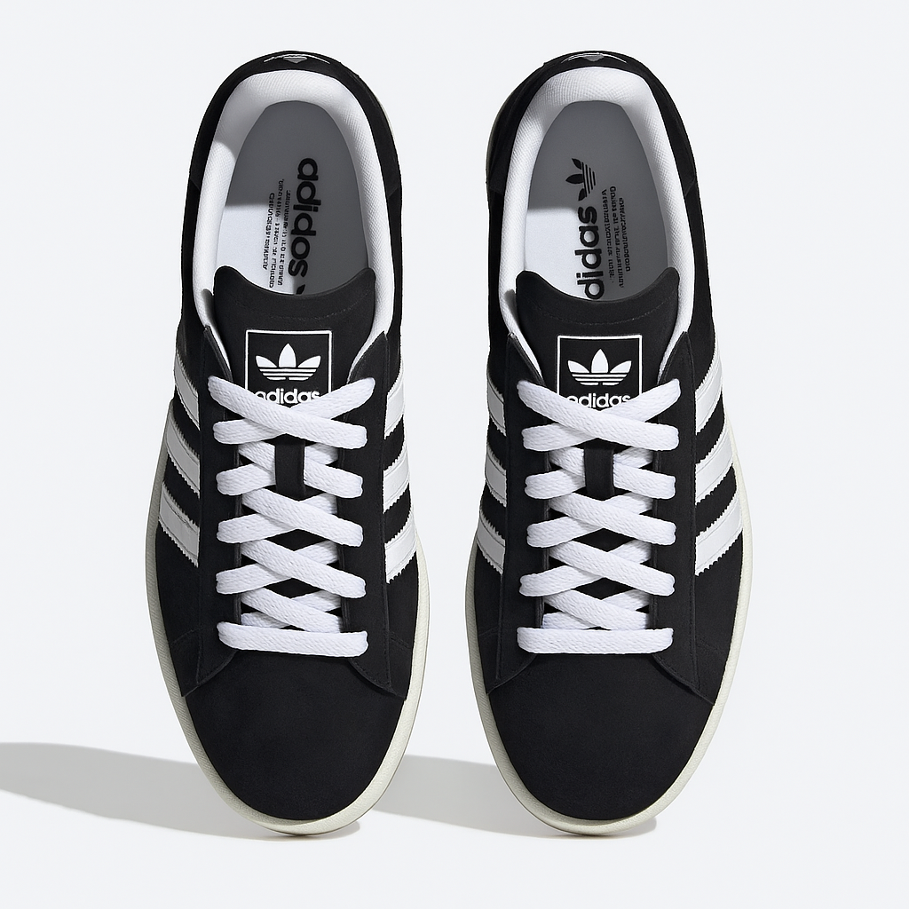 Tênis Adidas Campus - Preto Branco