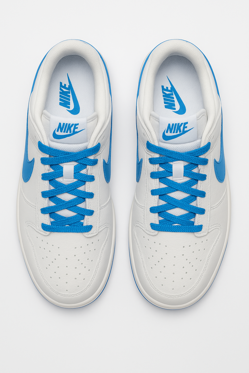 Tênis SB Dunk Low - Branco / Azul
