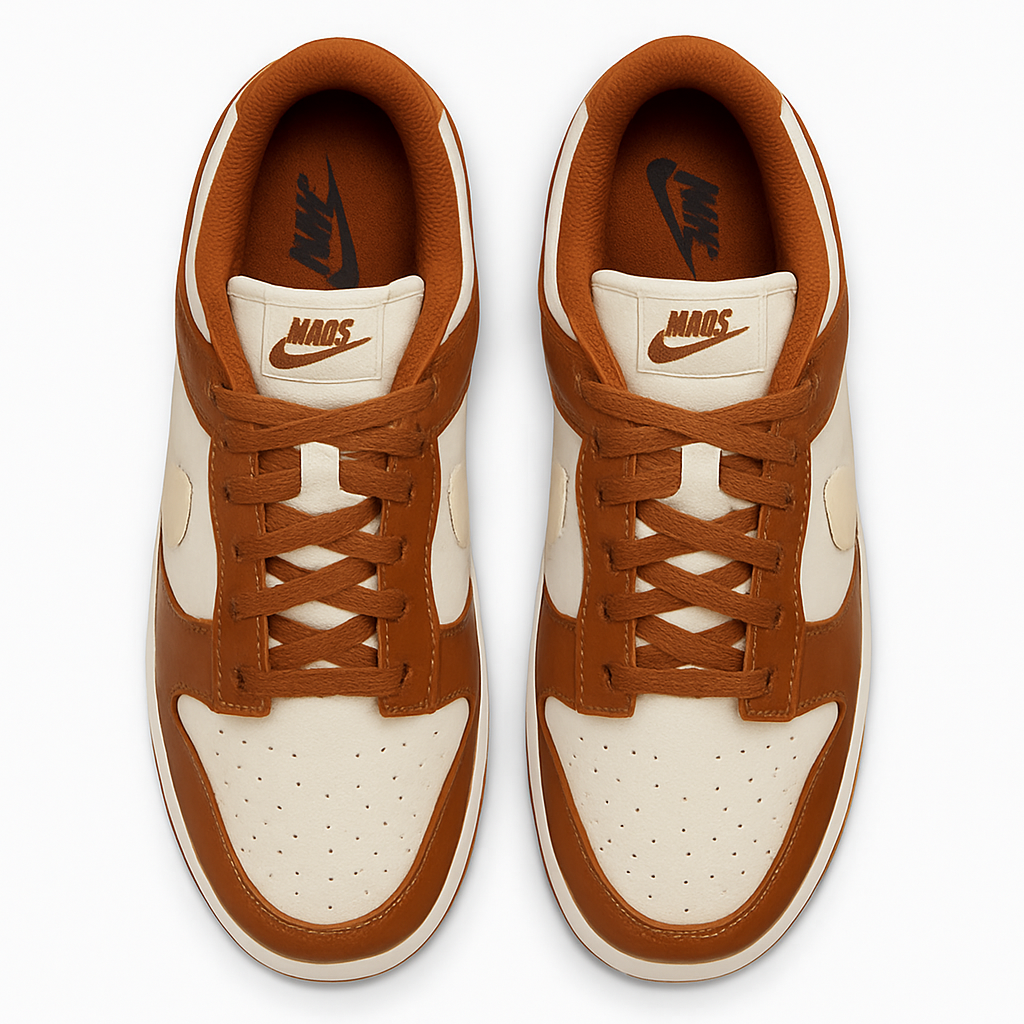 Tênis SB Dunk Low - Marrom / Bege