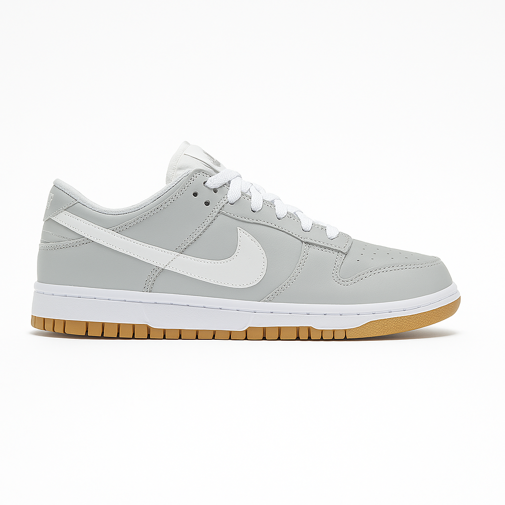 Tênis SB Dunk Low - Cinza / Caramelo