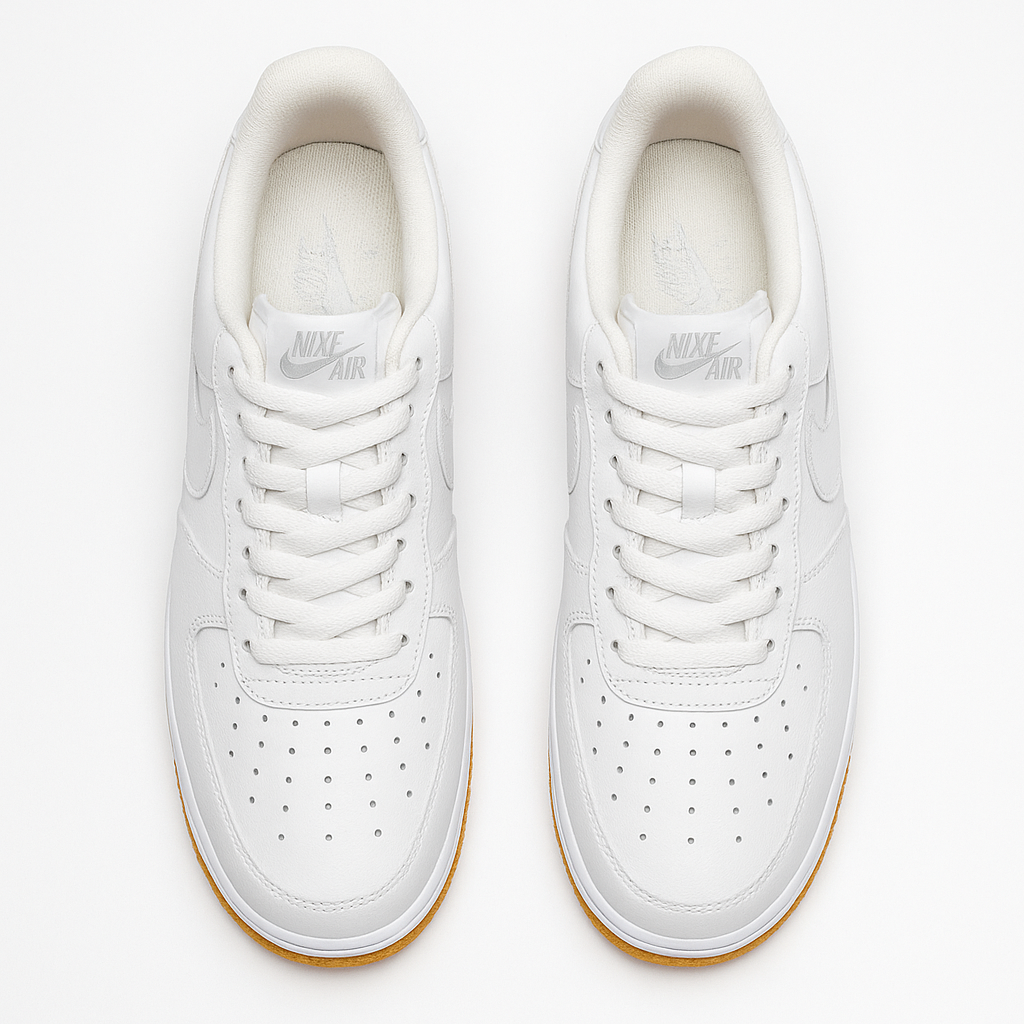 Tênis Air Force One - Branco Gum