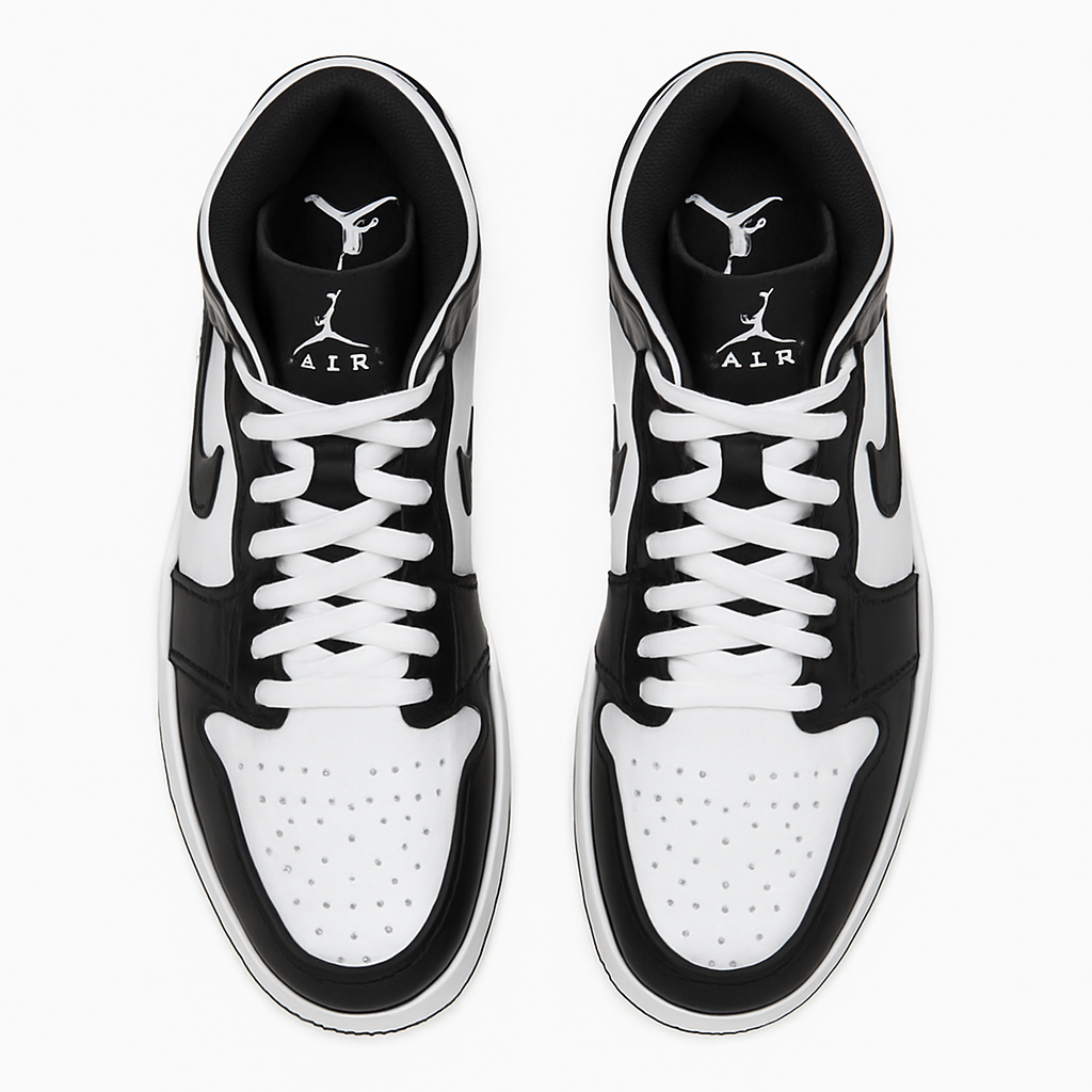 Tênis Air Jordan 1 - Preto / Branco