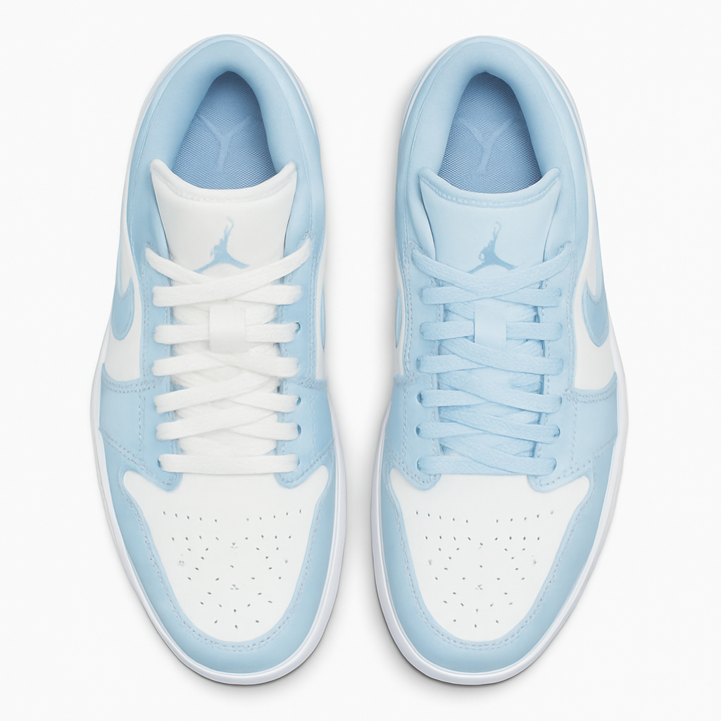 Tênis Air Jordan 1 Low - Azul Bebe