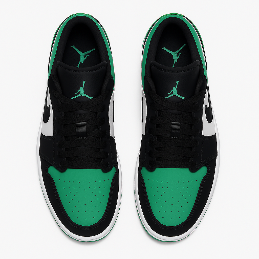 Tênis Air Jordan 1 Low - Verde / Preto