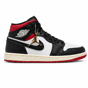 Tênis Nike Air Jordan High - Branco / Preto / Vermelho