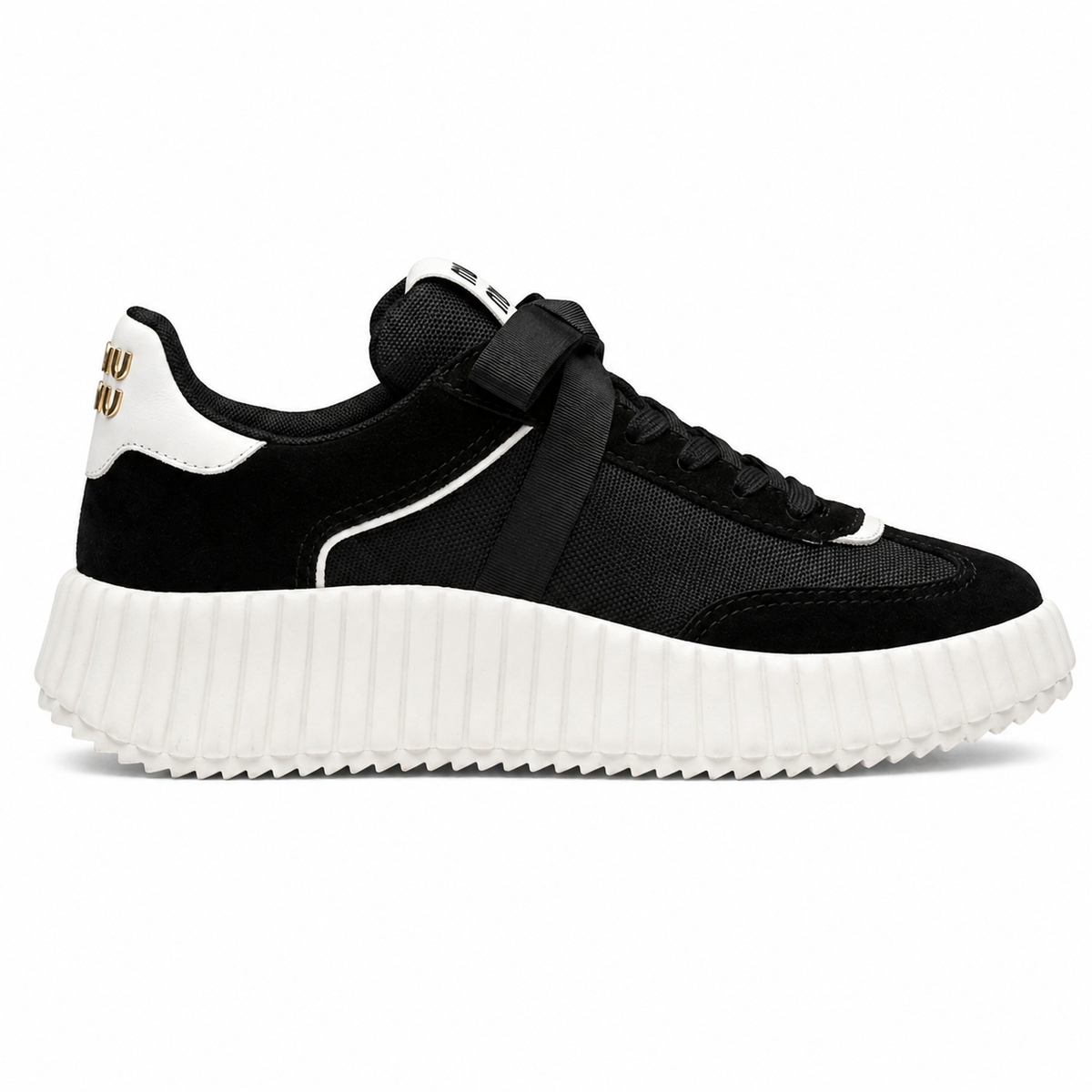 Tênis Casual Miu Miu - Preto