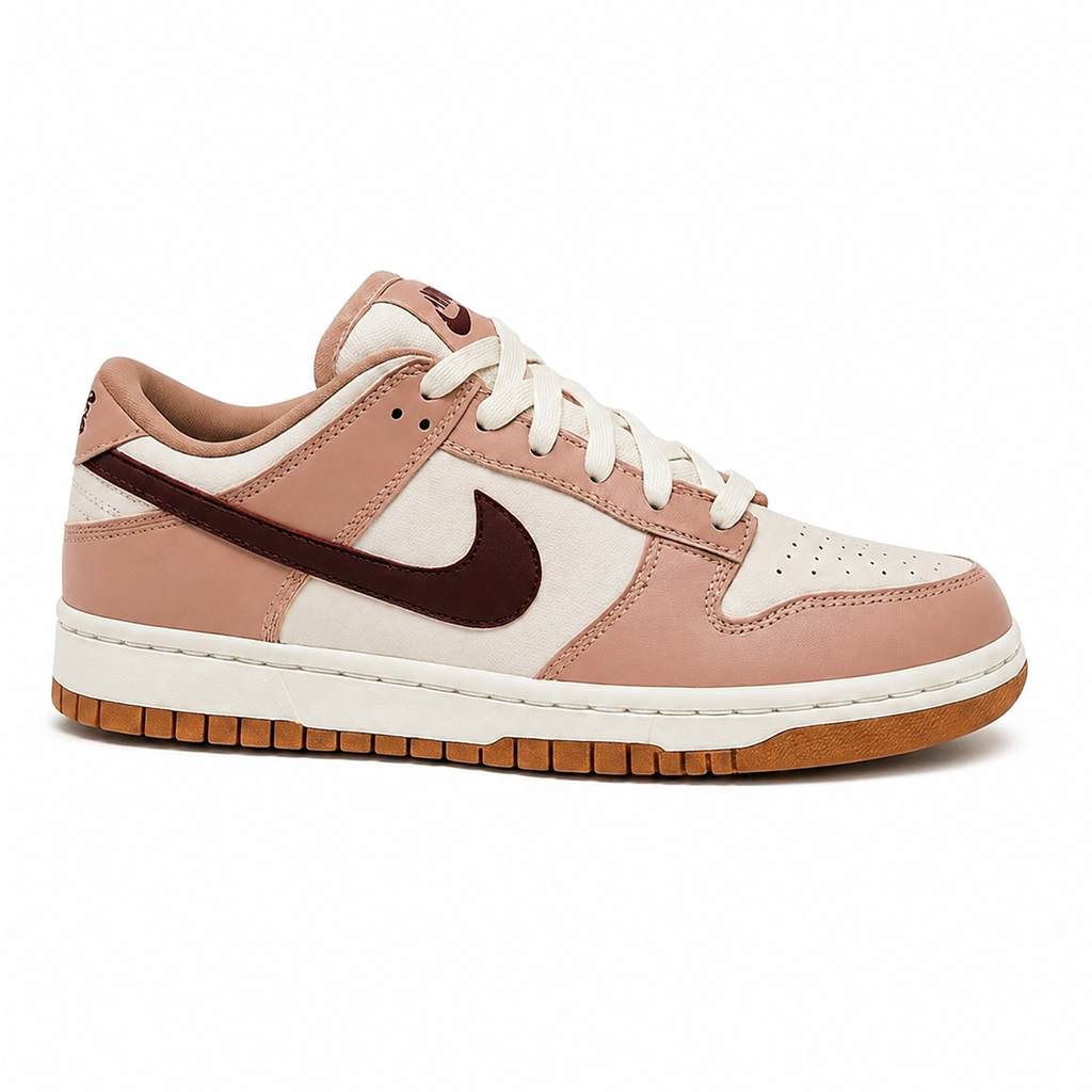 Tênis SB Dunk Low - Rosa / Vinho