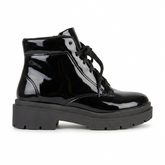 Bota Vinil Flatform - Preto