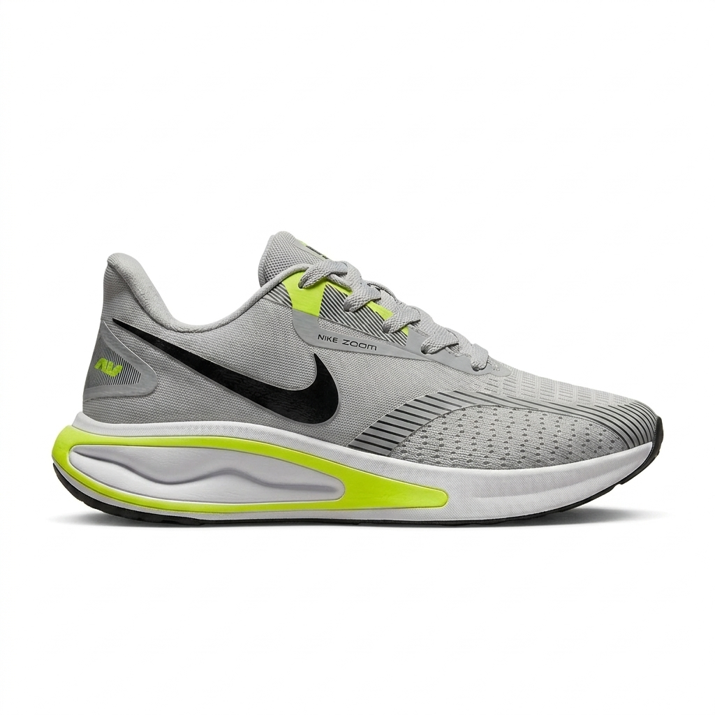 Tênis Nike Air Zoom - Cinza / Verde Limão