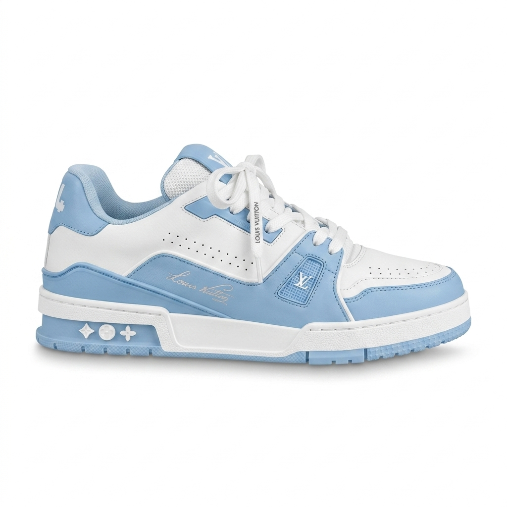 Tênis Louis Vuitton Trainer 54 - Branco / Azul