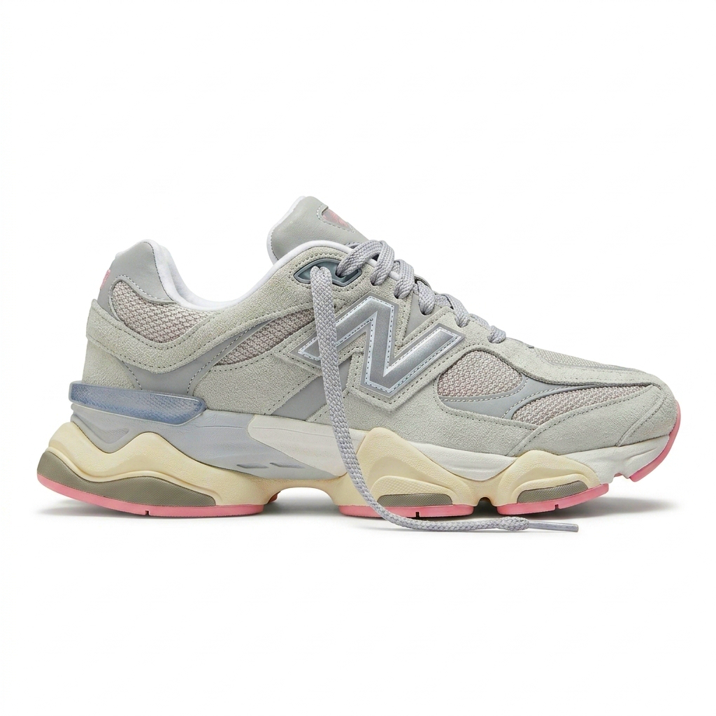 Tênis New Balance 9060 - Cinza / Rosa