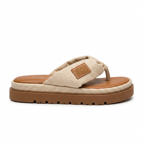 Chinelo Miu Miu - Bege