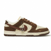 SB Dunk Low - Louis Vuitton - Bege / Marrom