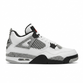 Tênis Air Jordan Retro 4 - Branco / Cimento