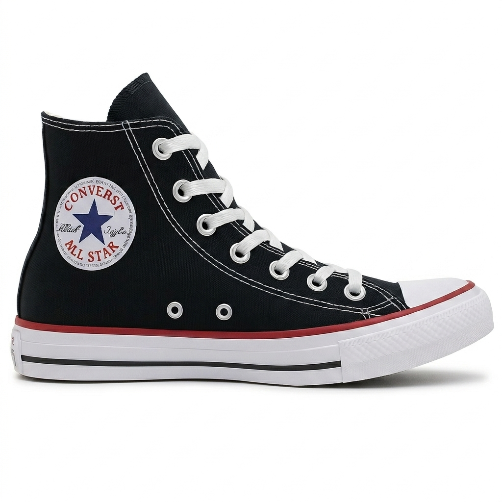Tênis Converse All Star Cano Médio - Preto