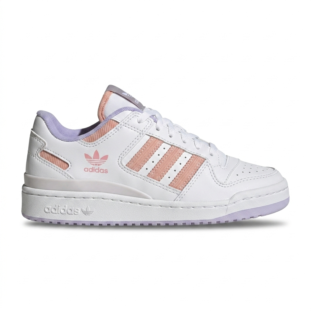 Tênis Forum Low 84 ADV - Branco / Rose / Lilás