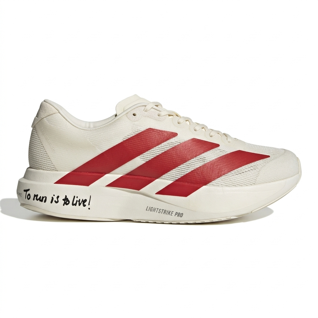 Tênis Adidas Adizero Evo SL - Bege / Vermelho