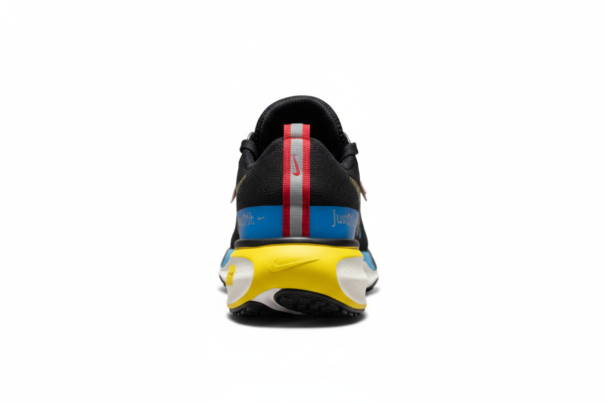 Tênis Nike ZoomX Invincible Run 3 – Preto / Azul / Amarelo