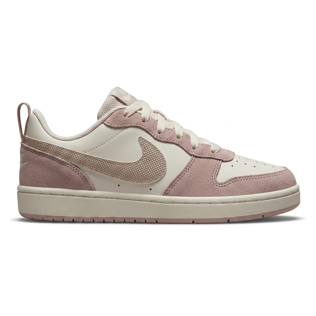 Tênis Nike Court Borough Low Recraft - Flamingo - Linha Luxo