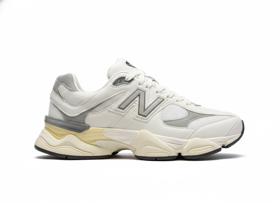 Tênis New Balance 9060 – Branco & Cinza