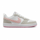 Tênis Nike Court Borough Low Recraft - Linha Luxo - Branco / Rosa